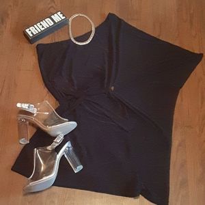 One Shoulder Winged Sleeve Top